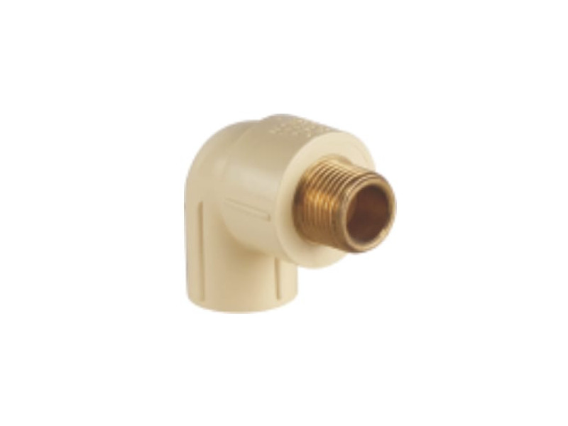 CPVC MALE THREADED ELBOW 20X15MM (A 3/4XA 1/2)