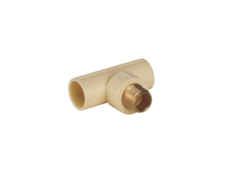 CPVC MALE THREADED TEE (BRASS) CPVC MALE THREADED TEE (BRASS)