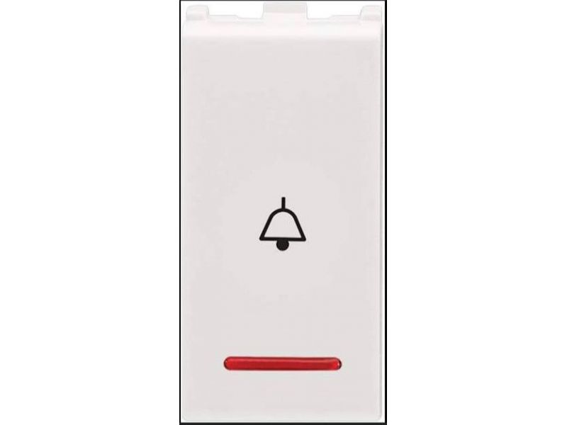 ANCHOR ROMA BELL PUSH 10A SWITCH WITH INDICATOR 1M (66133)