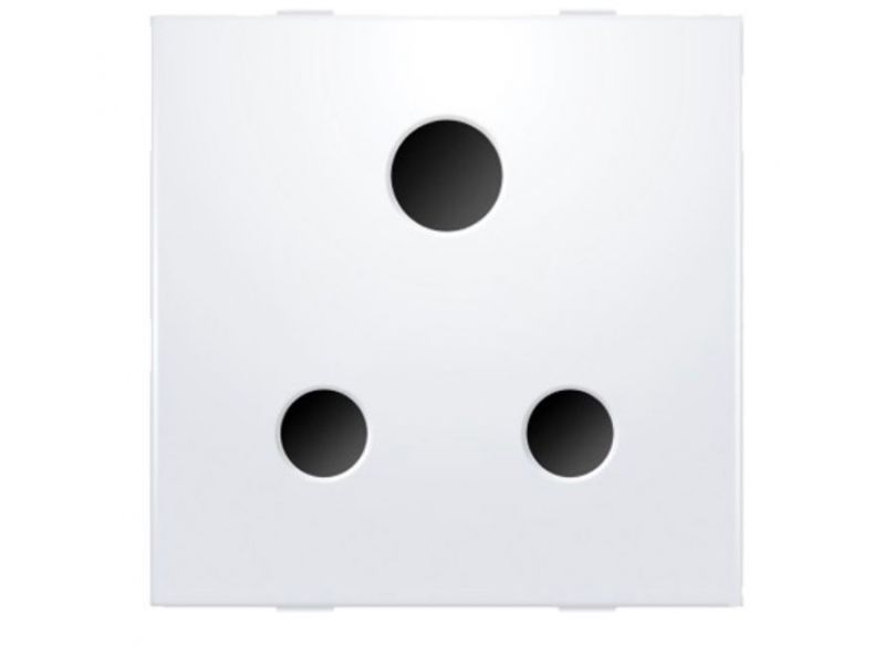 ANCHOR ZIVA 6A  3PIN ROUND SOCKET WITHOUT SHUTTER 2M (68208)