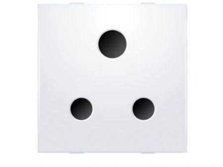 ANCHOR ZIVA 6A  3PIN ROUND SOCKET WITHOUT SHUTTER 2M (68208)