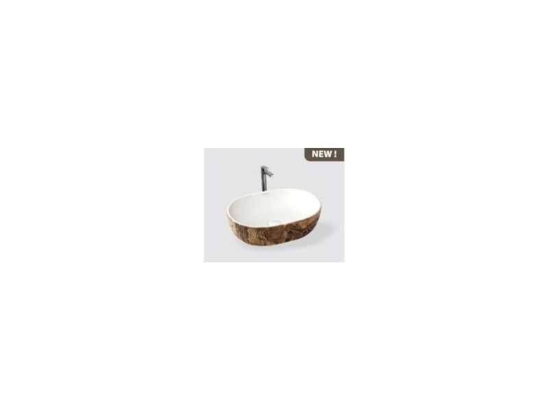 VARMORA ROCK WOOD  WASH BASIN ROCK WOOD 490X 350X 135