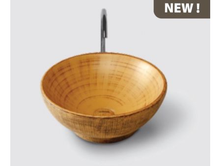 VARMORA WOOD WASH BASIN  415X 415X 170