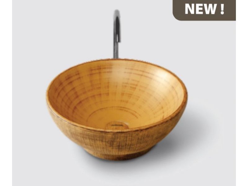 VARMORA WOOD WASH BASIN  415X 415X 170