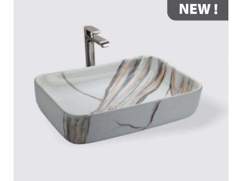 VARMORA CARRARA MAX WASH BASIN 600X 420X 150