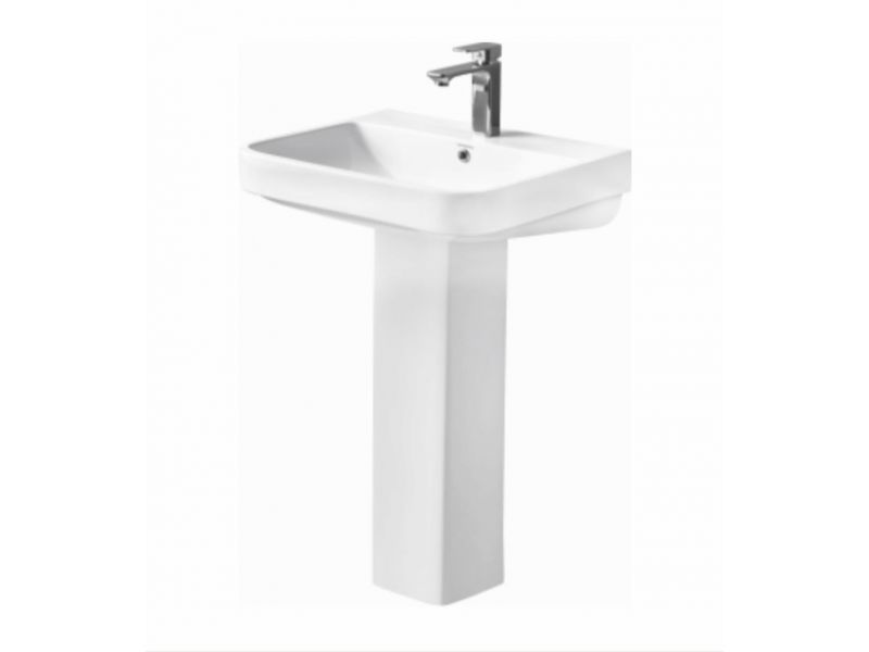VARMORA MARIT BASIN WITH FULL PEDESTAL 460X 365X 795