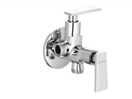 VARMORA FAUCET ANGULAR STOP COCK 2 WAY WITH WALL FLANGE