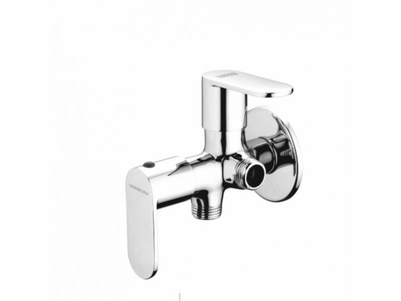 VARMORA FAUCET 2WAY ANGULAR STOP COCK WITH WALL FLANGE VARMORA FAUCET 2WAY ANGULAR STOP COCK WITH WALL FLANGE