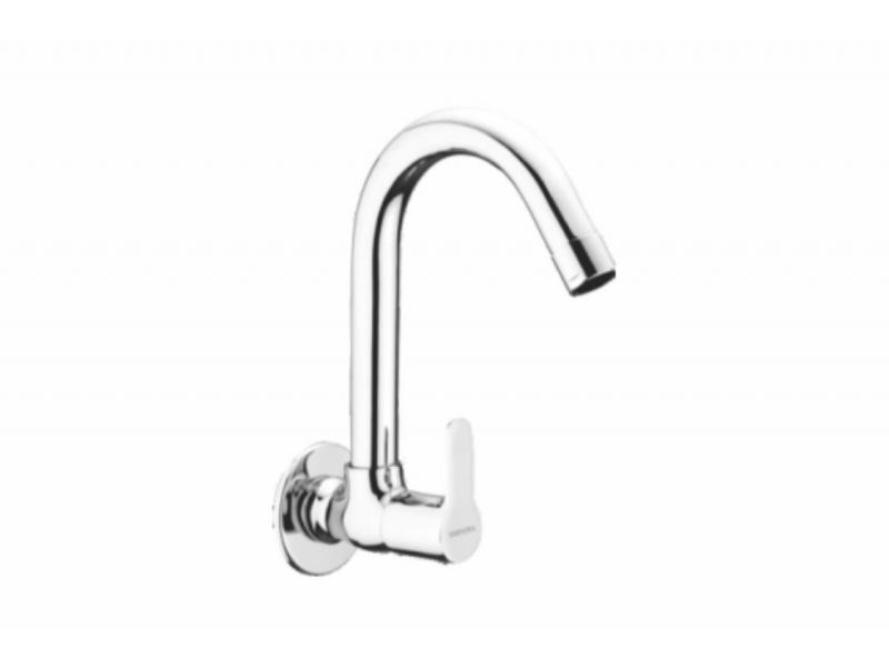 VARMORA FAUCET SINK COCK WITH SWIVEL SPOUT (WALL MOUNTED)