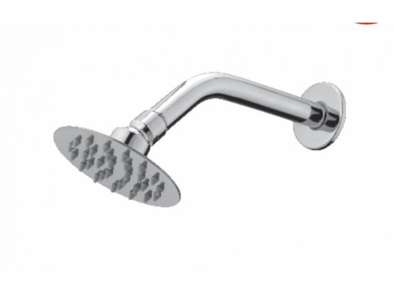 VARMORA SHOWER ULTRA SLIM SHOWER ROUND 4X4"WITH ROUND 8" SHOWER ARM