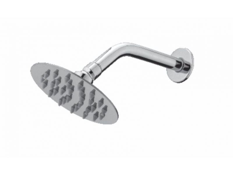 VARMORA SHOWER ULTRA SLIM SHOWER SQUARE 6X6" WITH ROUND 9.5" SHOWER ARM VARMORA SHOWER ULTRA SLIM SHOWER SQUARE 6X6" WITH ROUND 9.5" SHOWER ARM