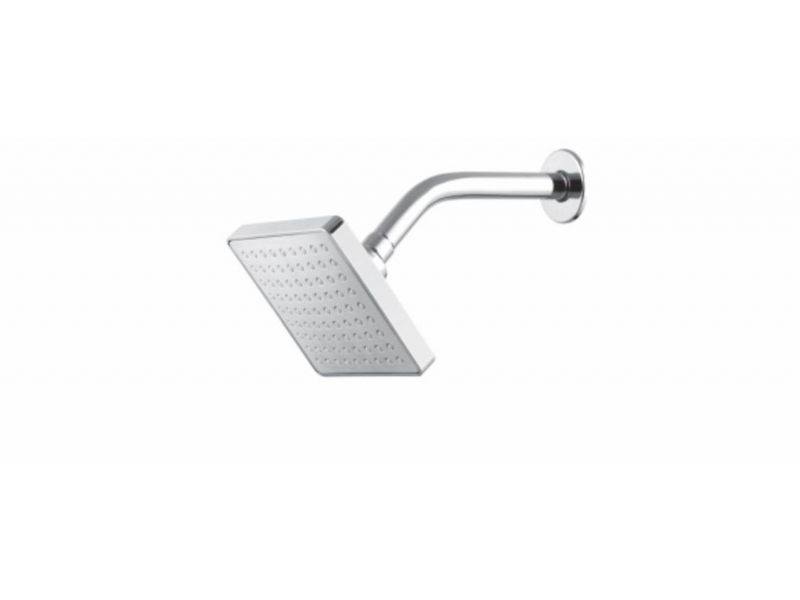 VARMORA SHOWER ABS SHOWER 5X5" SQUARE WITH ROUND 8" SHOWER ARM VARMORA SHOWER ABS SHOWER 5X5" SQUARE WITH ROUND 8" SHOWER ARM