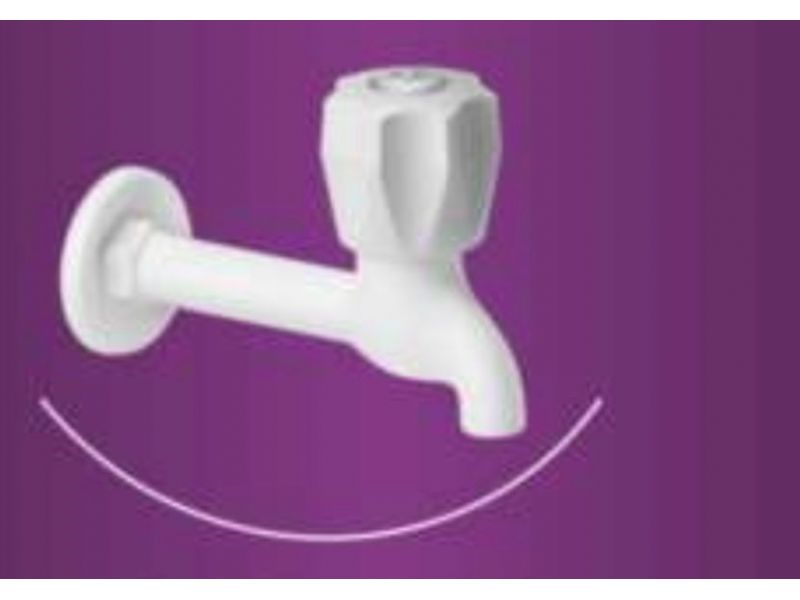 SPARSH PEARL LONG BODY BIB COCK WITH FLANGE